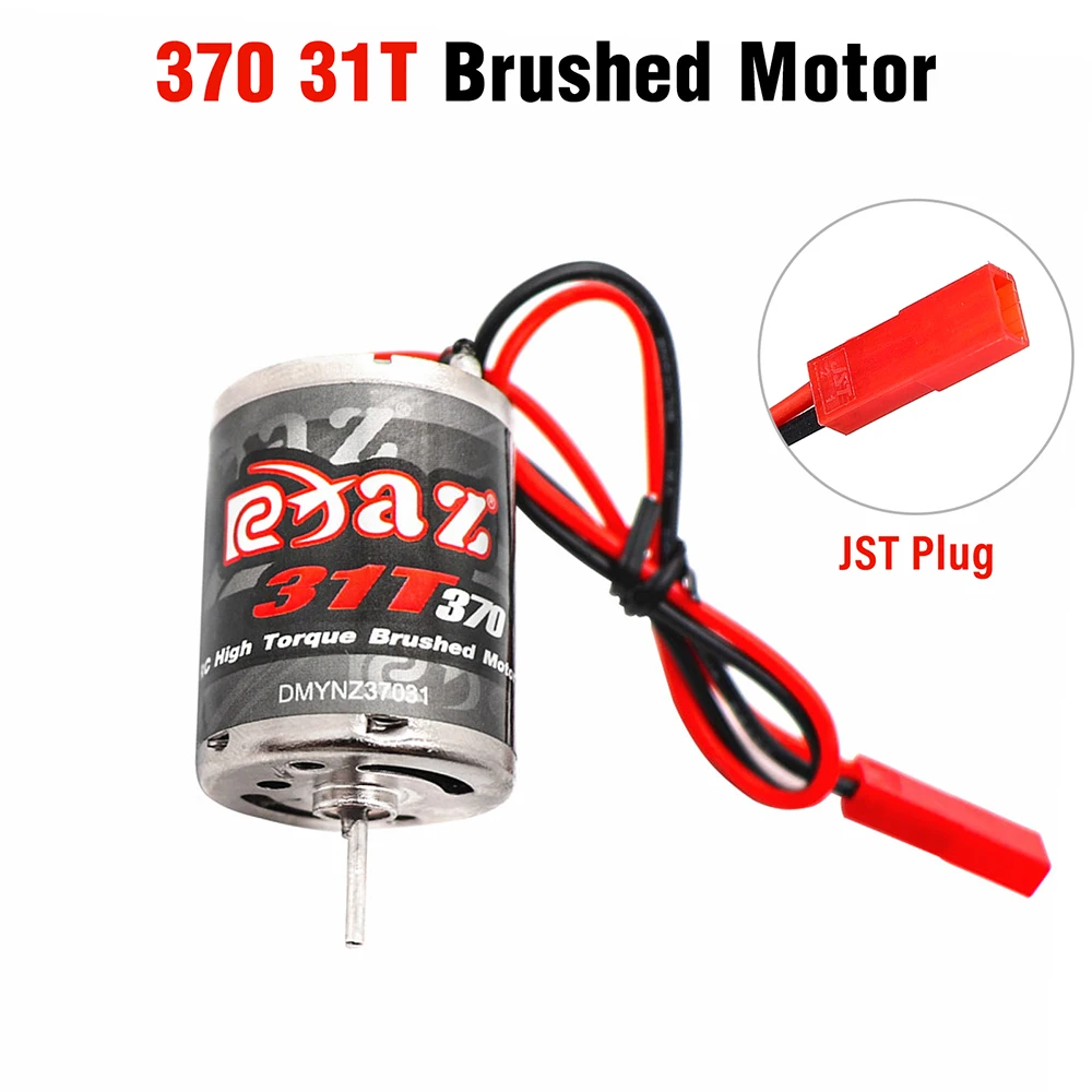 9IMOD Brushed Motor 370/380/390 7.2V Waterproof JST/Point Plug For 1/18 1/16 RC Crawler