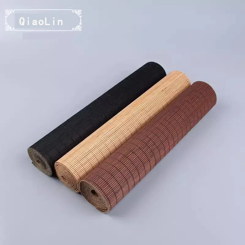 Bamboo Tea Mat Set - Natural Tea Tray Coaster, Table Runner, Cup Pad, Chinese Tea Ceremony Accessories, Zen Home Decor