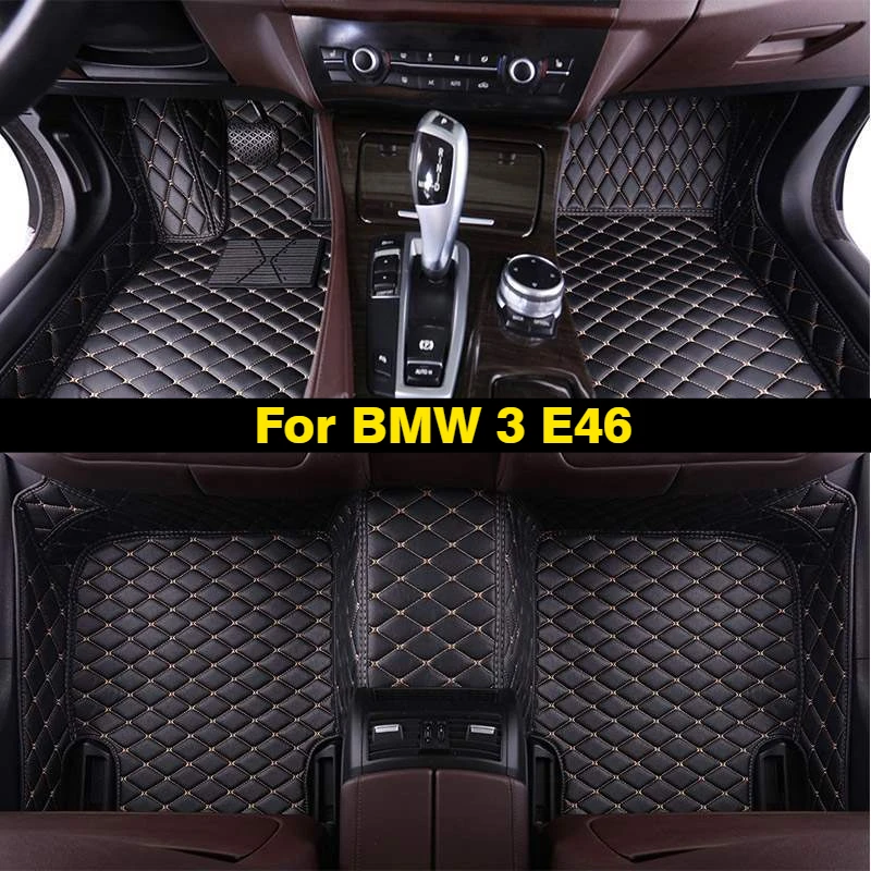 

Custom Car Floor Mats For BMW 3er E46 1997-2004 318-330 Auto Carpets Foot Coche Accessorie