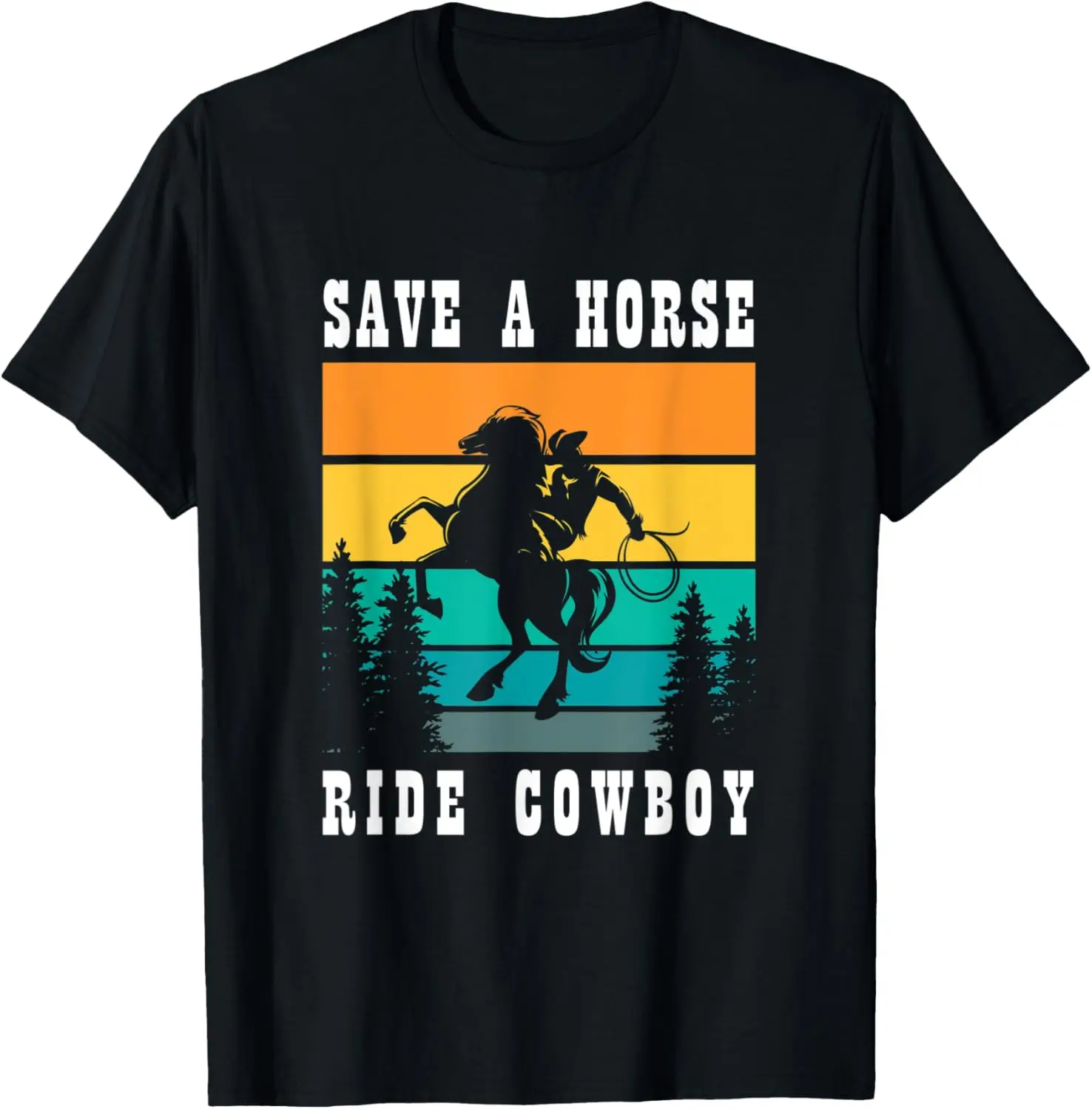 카우걸 팬 카우걸스 말 티셔츠를 위한 말 타기 카우보이 저장