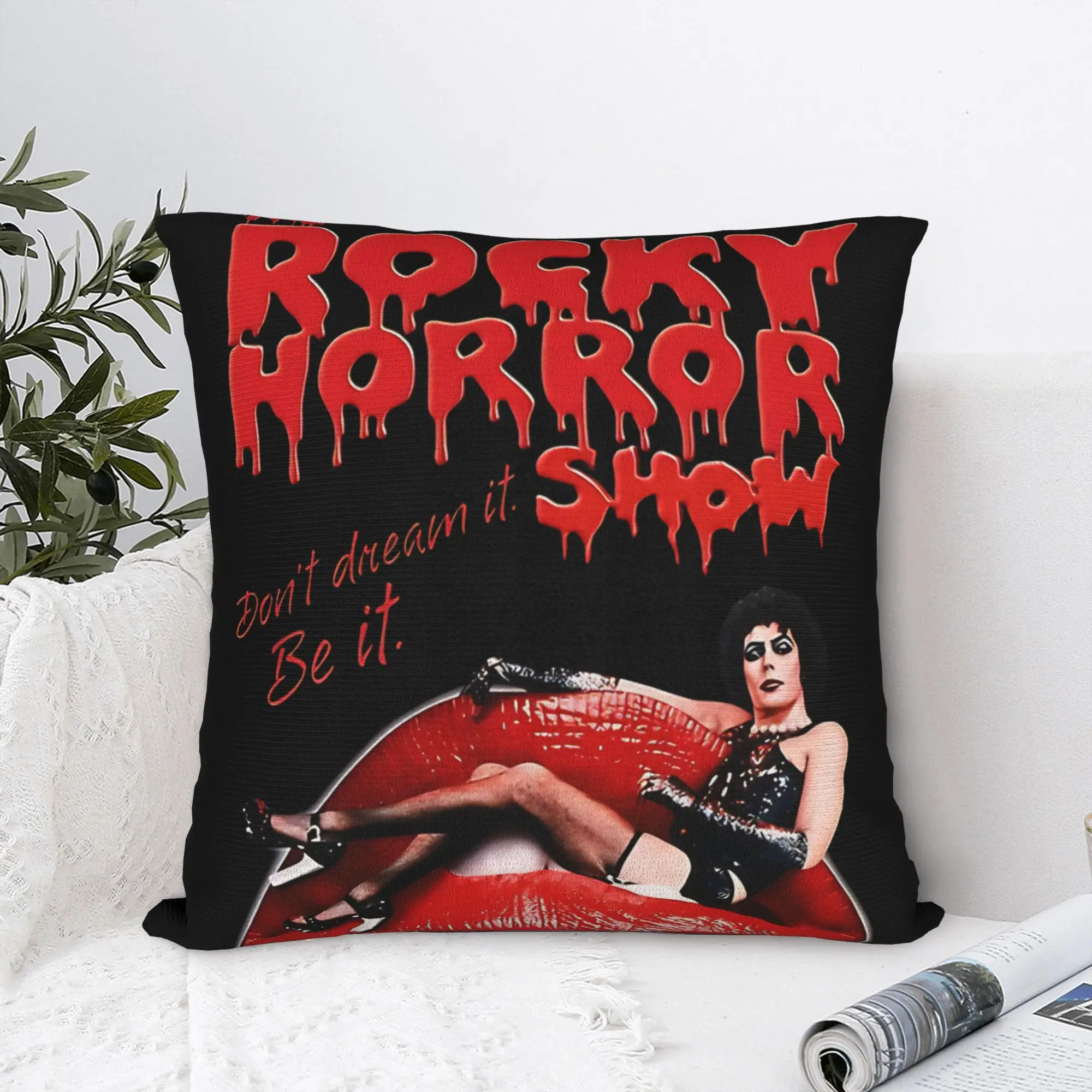 The Rocky Horror Picture Show Poster Pillow Case  Custom Pillow Cover Kawaii Pillowcases For Living Room Chair