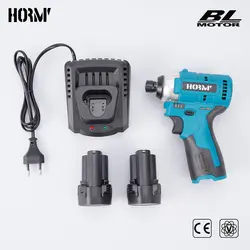 Hormy-Perceuse à percussion électrique sans balais, marteau sans fil, tournevis, vitesse variable, outil de pilote électrique pour Makita, batterie 12V, 120N.m