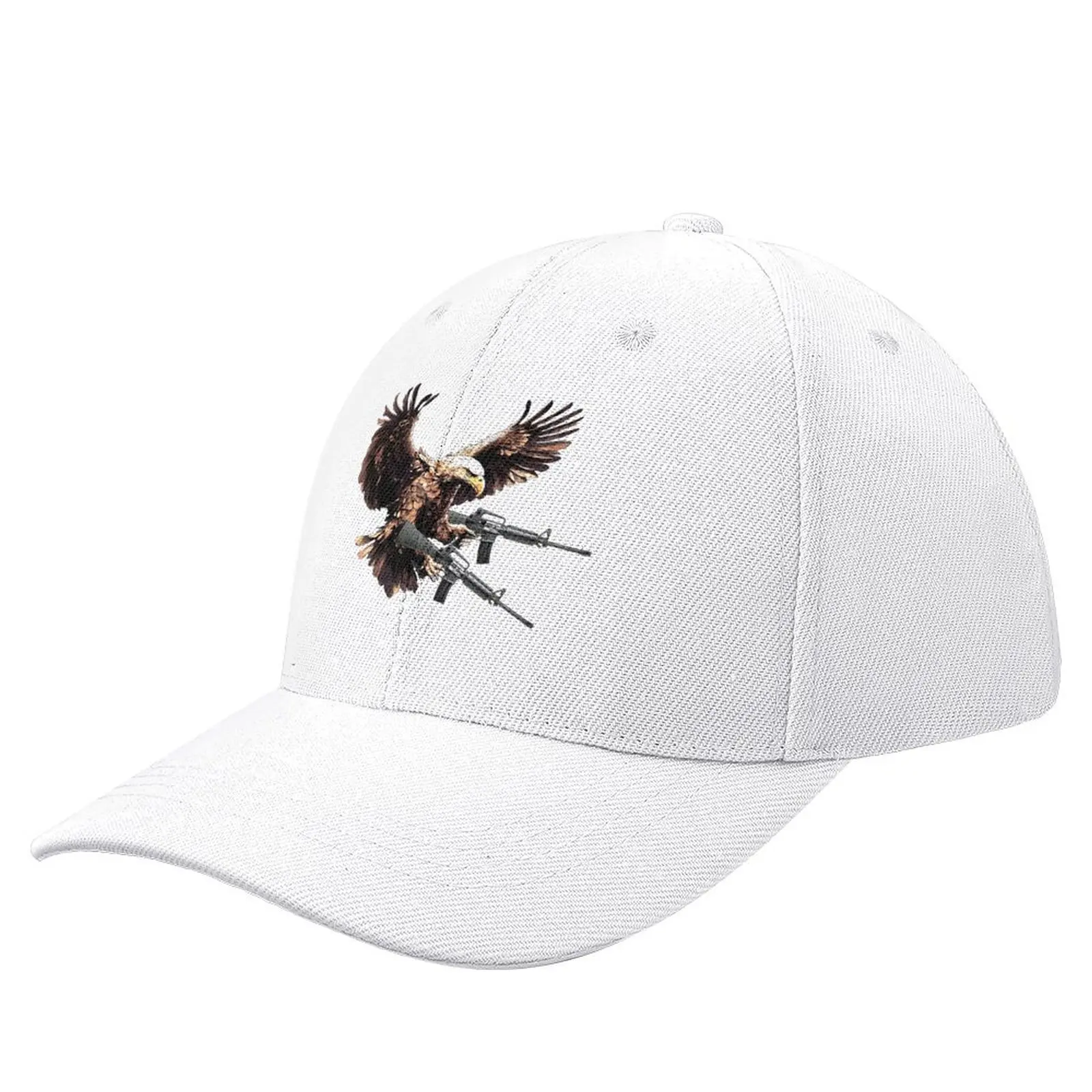 

Bald Eagle with AR15 Baseball Cap Uv Protection Solar Hat custom Hat Golf Cap Men Caps Women's