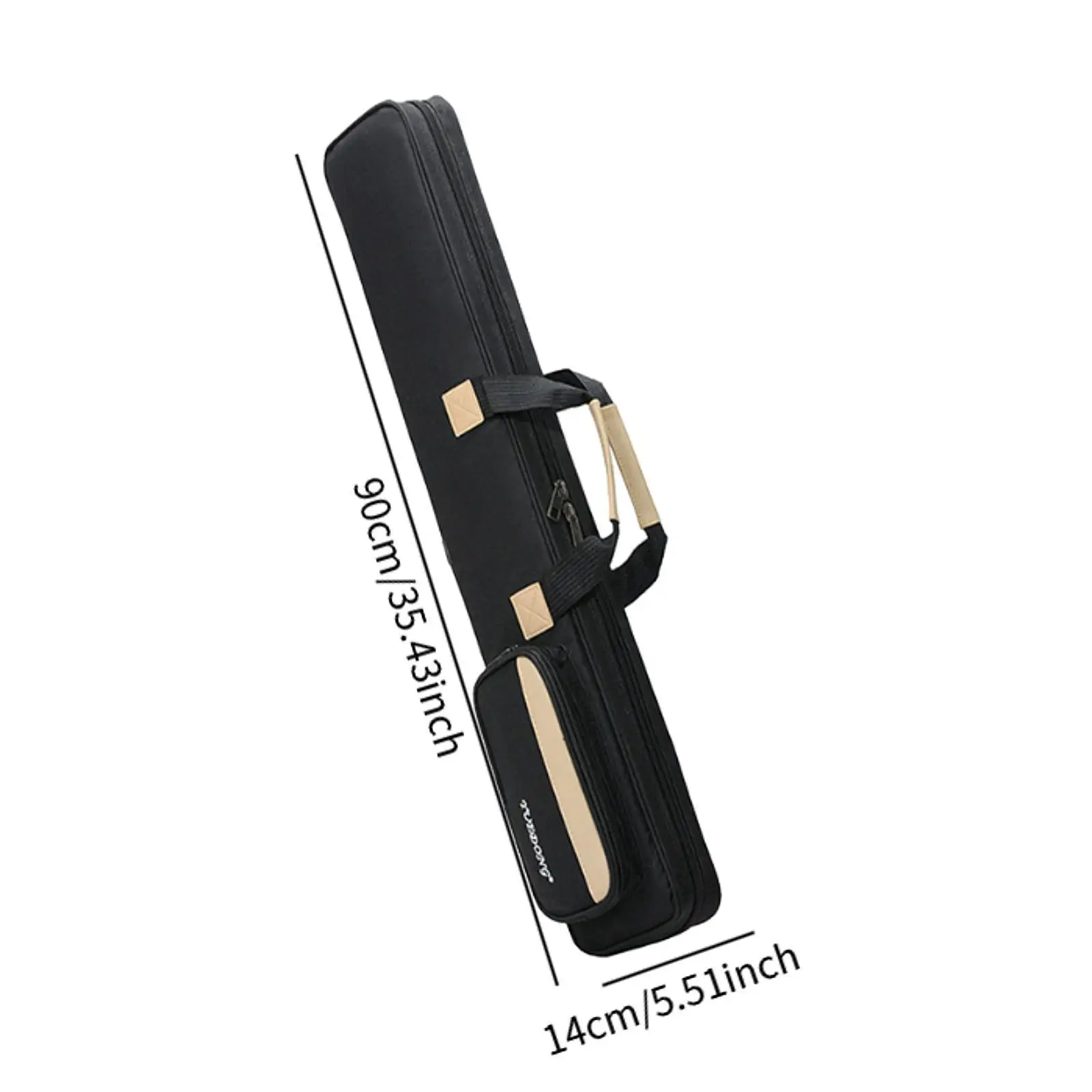 Billiard Stick Carrying Case 1/2 Jointed Cue Case Pool Cue Carrying Case Dustproof Wear Resistant Lightweight 3x4 Carry Bag