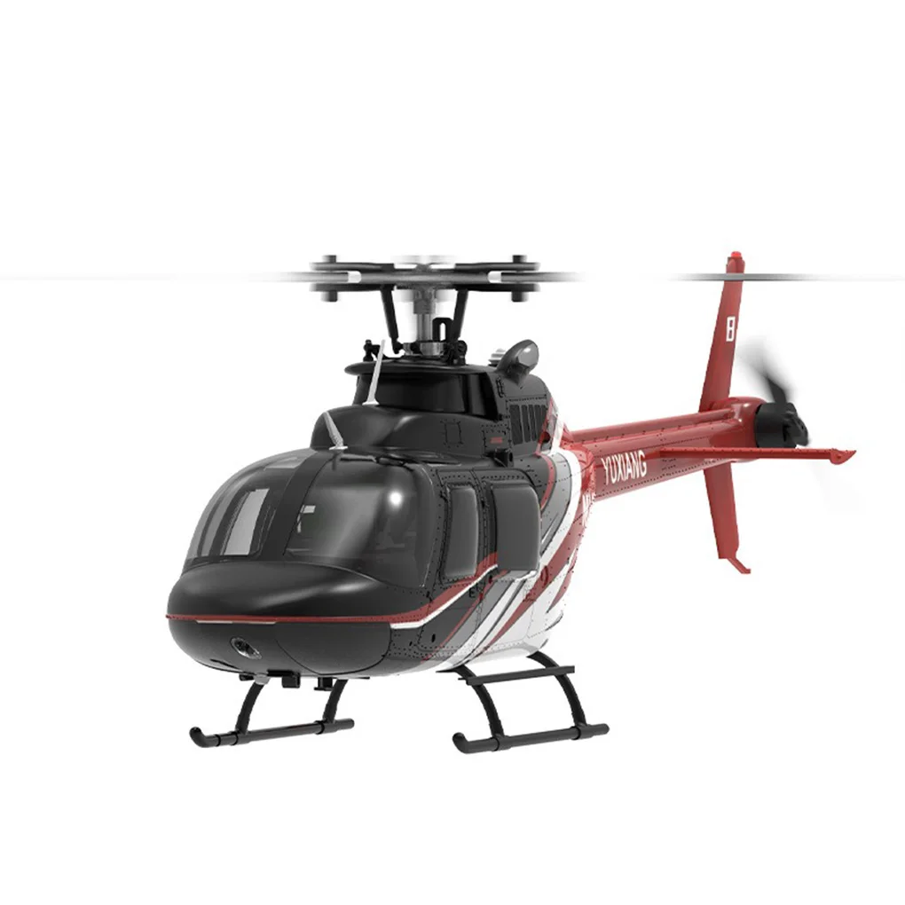 

F08 Optical Flow Position Bell-206 1/27RC Helicopter Combat Drone Dual Brushless Motor Left Right Hand Throttle Can Be Switched