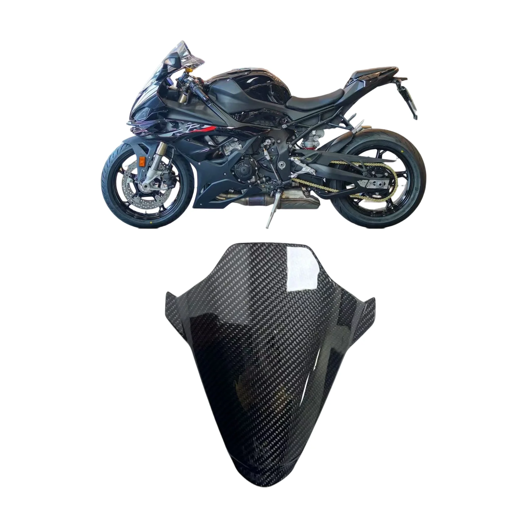 

Аксессуары в fibra di carbonio на мотоciclette BMW S1000RR e M1000RR: парарезza, copertura 2017-2018), pannello carenatura Weeore