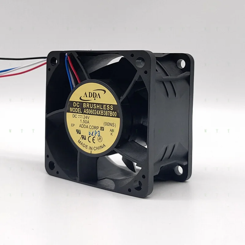 H  1 pcs ADDA 24V 1.50A  6038 AS06024XB387B00 Inverter 6CM Violent Speed Fan