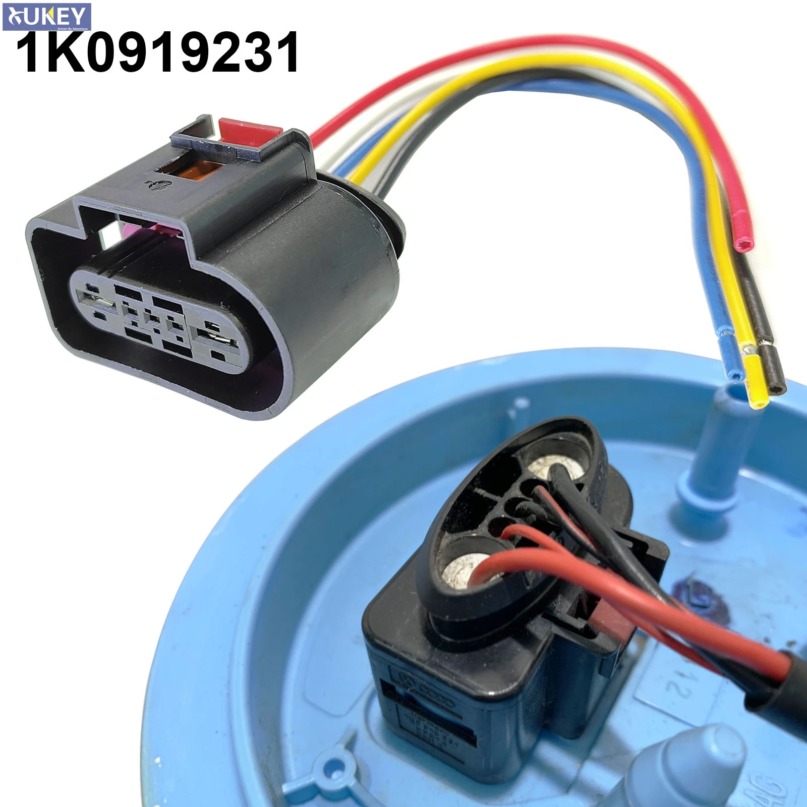 For A1 A3 S3 A4 A5 S5 A6 A7 Q2 Q3 Q5 TT RS6 RS4 RS3 RSQ3 Fuel Pump Sender Control Module Harness Loom connector plug 1K0919231