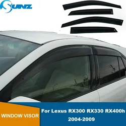 Car Rain Shield For Lexus RX300 RX330 RX400h 2004 2005 2006 2007 2008 2009 Car Side Window Vent Visor Sun Rain Deflector Guard