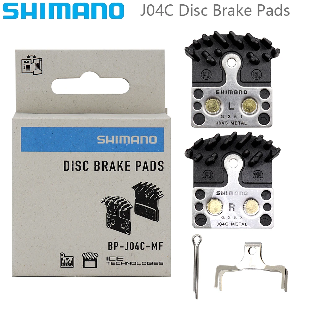 SHIMANO J04C Disc Brake Pads For DEORE SLX XT M6100 M7100 M8100 M8000 M9000  For MTB Road Bike Parts