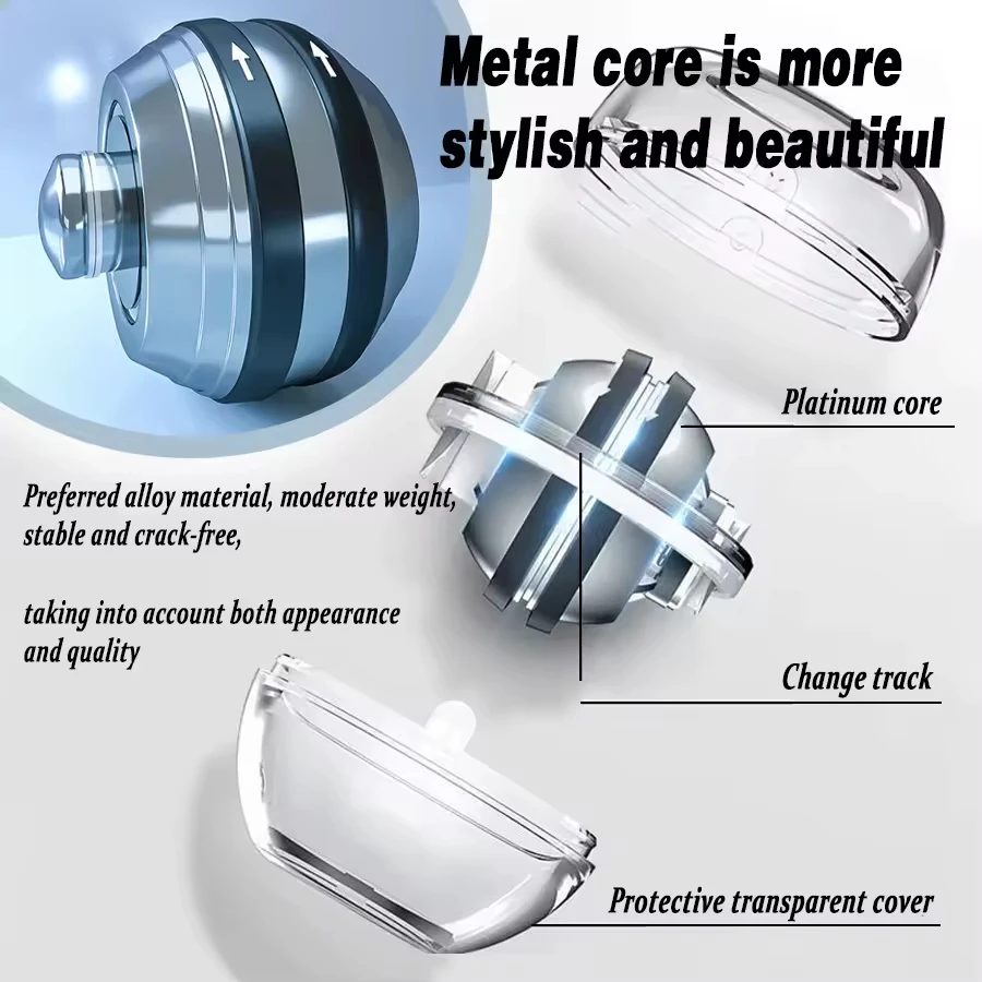 Six-Color Flashing Style Auto-Start Wrist Exercises Force Ball for Strengthen Arms Fingers Bones and Muscles