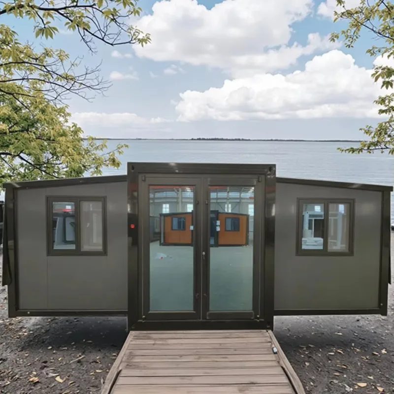 Modern Prefab Steel Container Tiny Homes Modular Extendable Folding Mobile Outdoor Pods Kit Ready Ship For Apartment Application