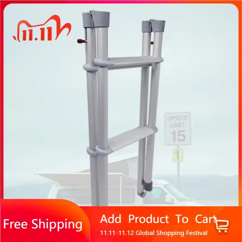 

STLF New Design Best Selling Aluminum Alloy RV Folding Ladder With Stable Function