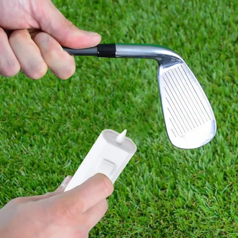

Golf Club Cleaning Brush 10X Golf Club Cleaner Groove Scrubber Tool Portable Pocket-Size Double Head Retractable Sport Wire