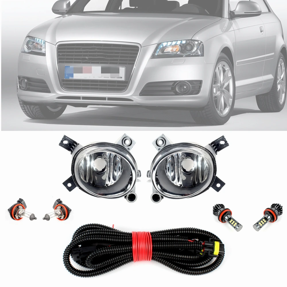 Car-styling Front Fog Lamp Light  Fit For Audi A3 /Sportback/Cabriolet 2008 2009 2010 2011 2012 2013 Driving Light