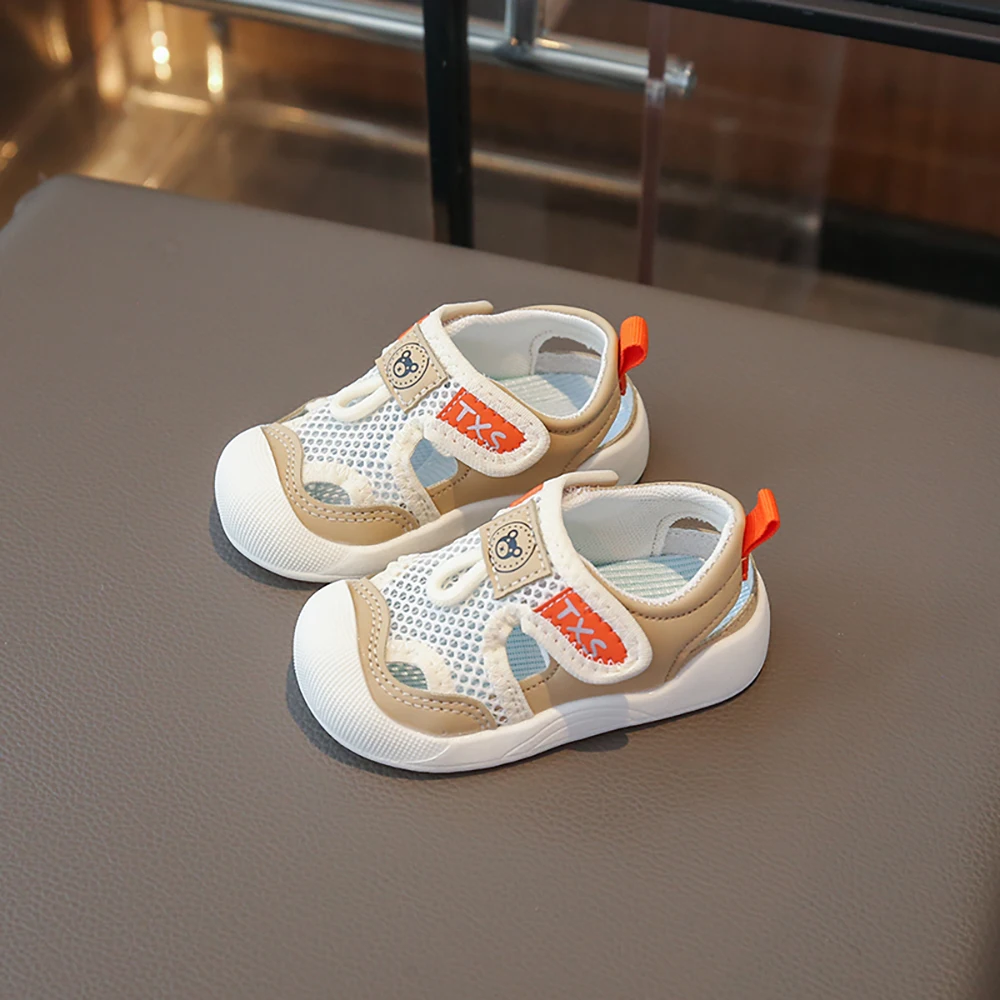 صنادل رياضية للأطفال، صنادل شبكية مريحة للأطفال الأولاد، أحذية رياضية للأطفال الصغار قابلة للتنفس، أحذية عملية من القماش الصيفي للفتيات #5