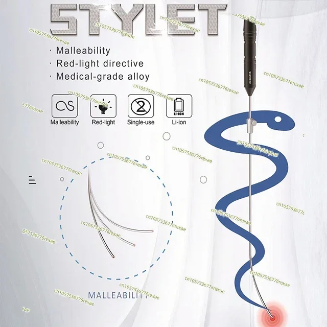 For BD-LS Endotracheal Laryngoscope Intubation Red Light Stylet