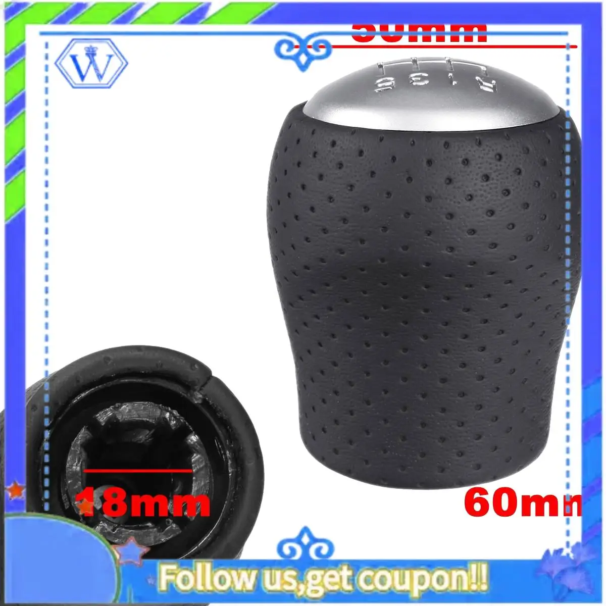 

M46K-6 Speed Car Gear Shift Knob Shift Lever Handball For NISSAN QASHQAI I J10 +2 2006 2007 2008 2009 2010 2011 2012 2013
