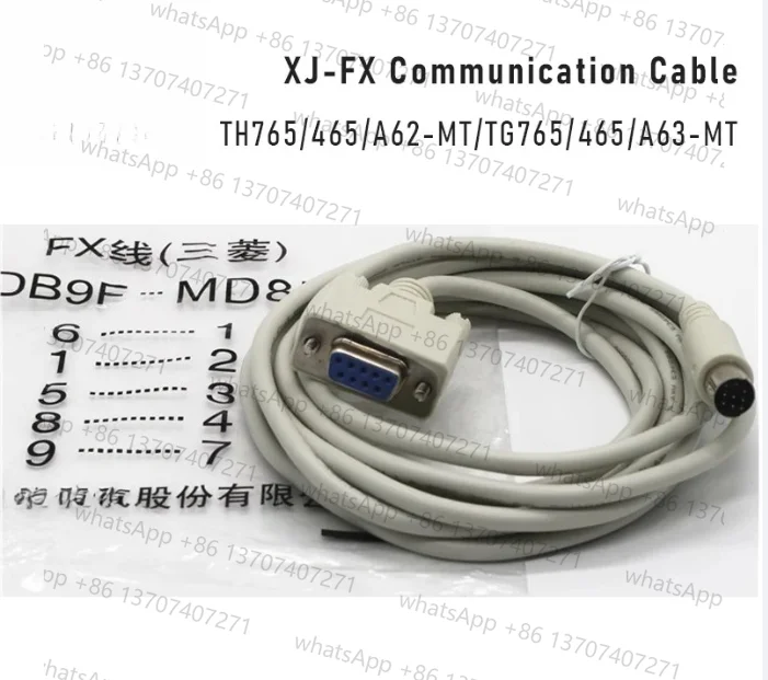 Cable de comunicación PLC con pantalla táctil XINJE TH765/465/A62-MT TG765/465/A63-MT