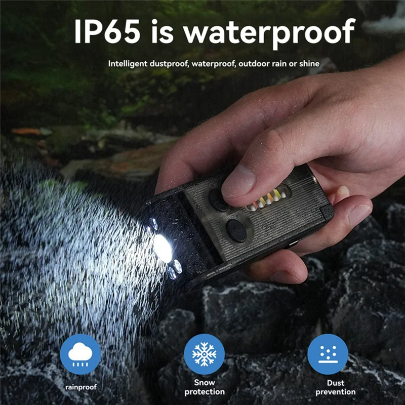 AAAEL-V30 Flashlight LED Keychain Light Keychain Light Camping Fishing Torch Emergency