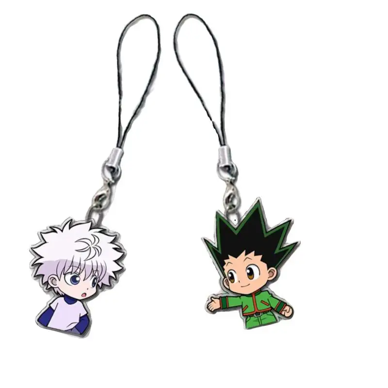انمي ياباني هنتر x هنتر الشكل غون Freecss كيلوا زولديك نمط لطيف الاكريليك ملحقات الهاتف المحمول ألعاب الديكور