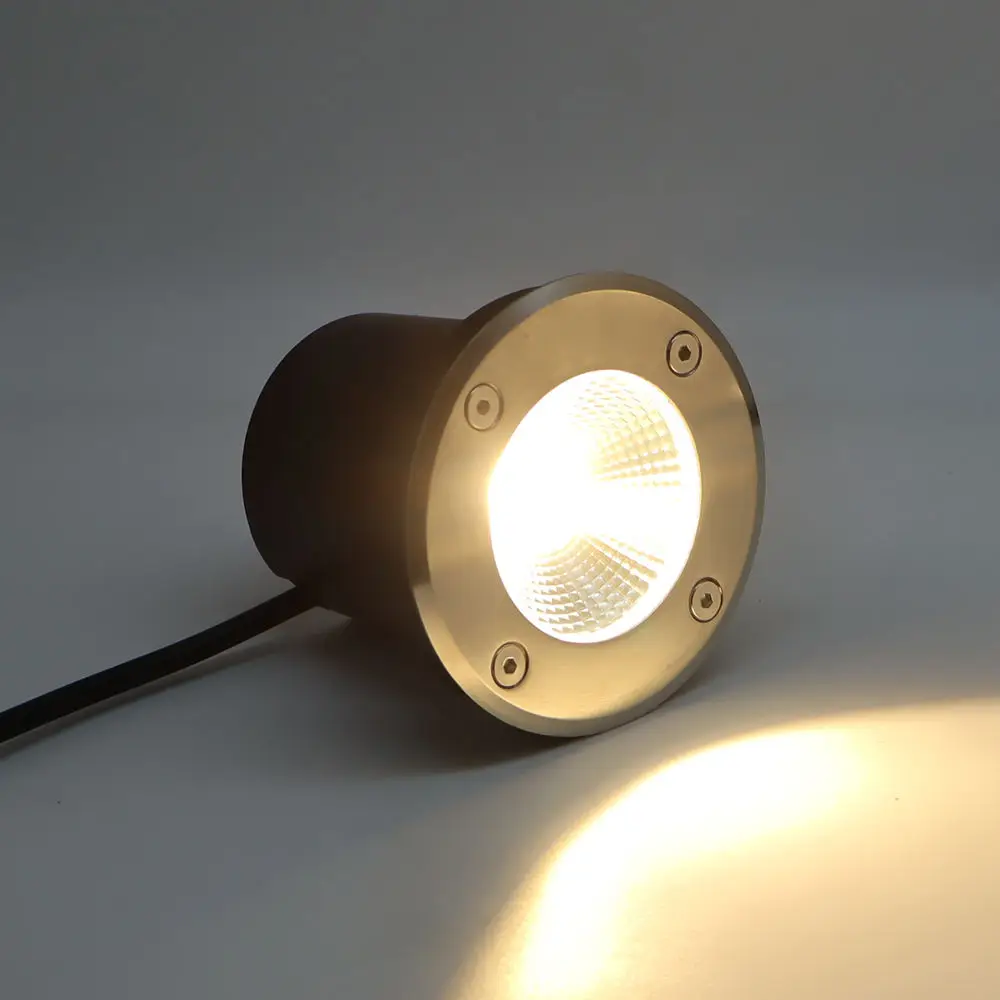 6Pcs LED Recessed Underground Path Light IP67 Waterproof 5W/10W/12W Buried Spot Lamp for Garden Way AC220V/110V/12V/24V