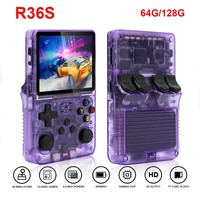 Classic Game Console R36S Retro Handheld Video Games Console Linux System Built-in 15000 Games Portable Pocket Video Player