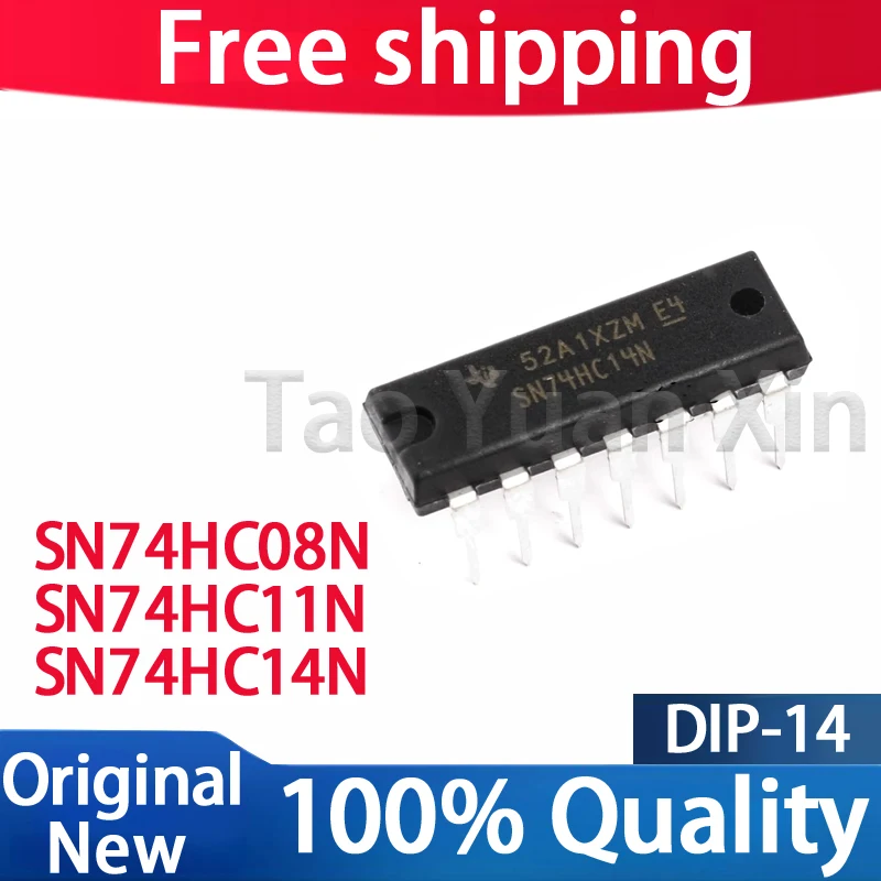 (10piece) 100% New SN74HC08N SN74HC11N SN74HC14N DIP-14 Chipset