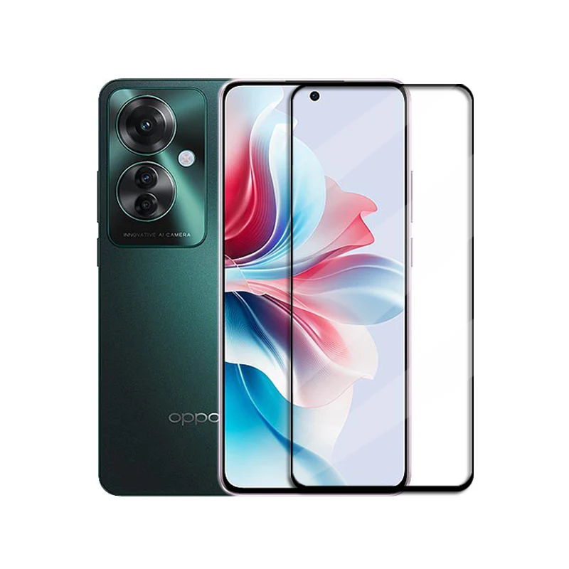 6in1 Full Cover Glass For OPPO Reno11 F Tempered Glass Reno11 F Screen Protector HD Protective Phone Lens Film For OPPO Reno11 F