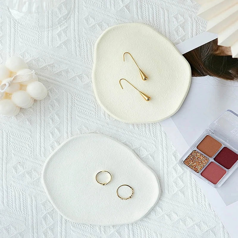 INS gioielli cosmetici Nail Art vassoio portaoggetti irregolare puntelli fotografia puntelli foto piastra