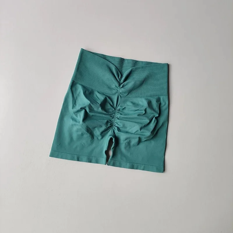 Yoga-Shorts mit hoher Taille, gerafftem Bund und formendem Effekt, 3 Zoll, Bauchstütze, atmungsaktiv, elastisch, Fitness-Shorts für Damen, Pilates, Fitnessstudio – Detail 21
