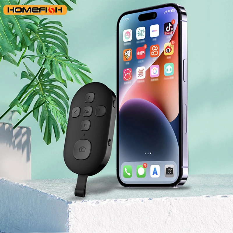 Bluetooth Camera Remote Control Rechargeable Brush Video Mobile Phone Stand Selfie Stick Universal Universal Artifact-image