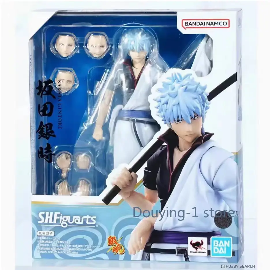 

100% Original brand new Bandai SHF Gintama Sakata Gintoki Action figure toy collectible model