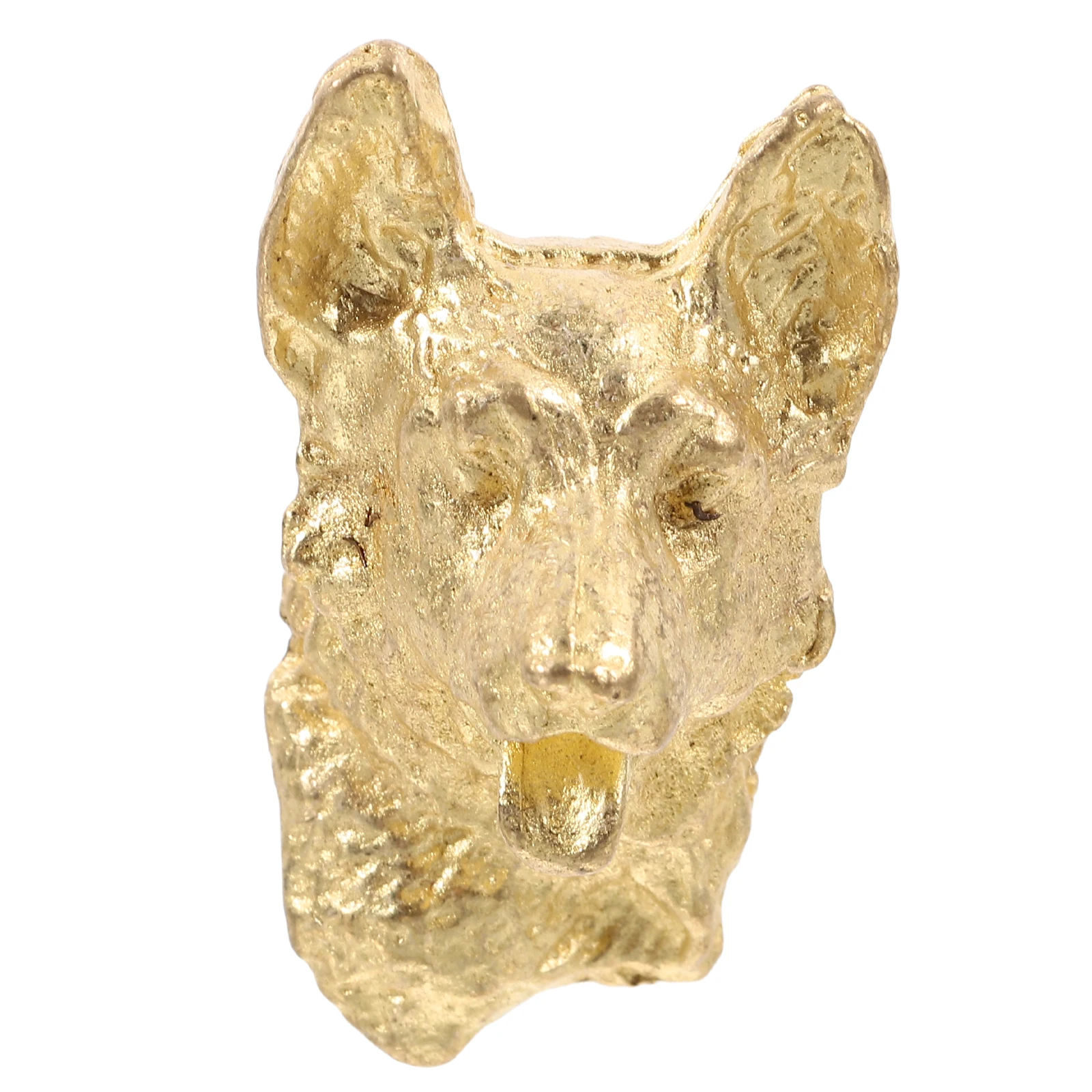 

Vintage Brass Animal Head Drawer Knob Wolf Dog Shaped Cabinet Handle Durable Home Decor Hardware Replacement Part For Wardrobe