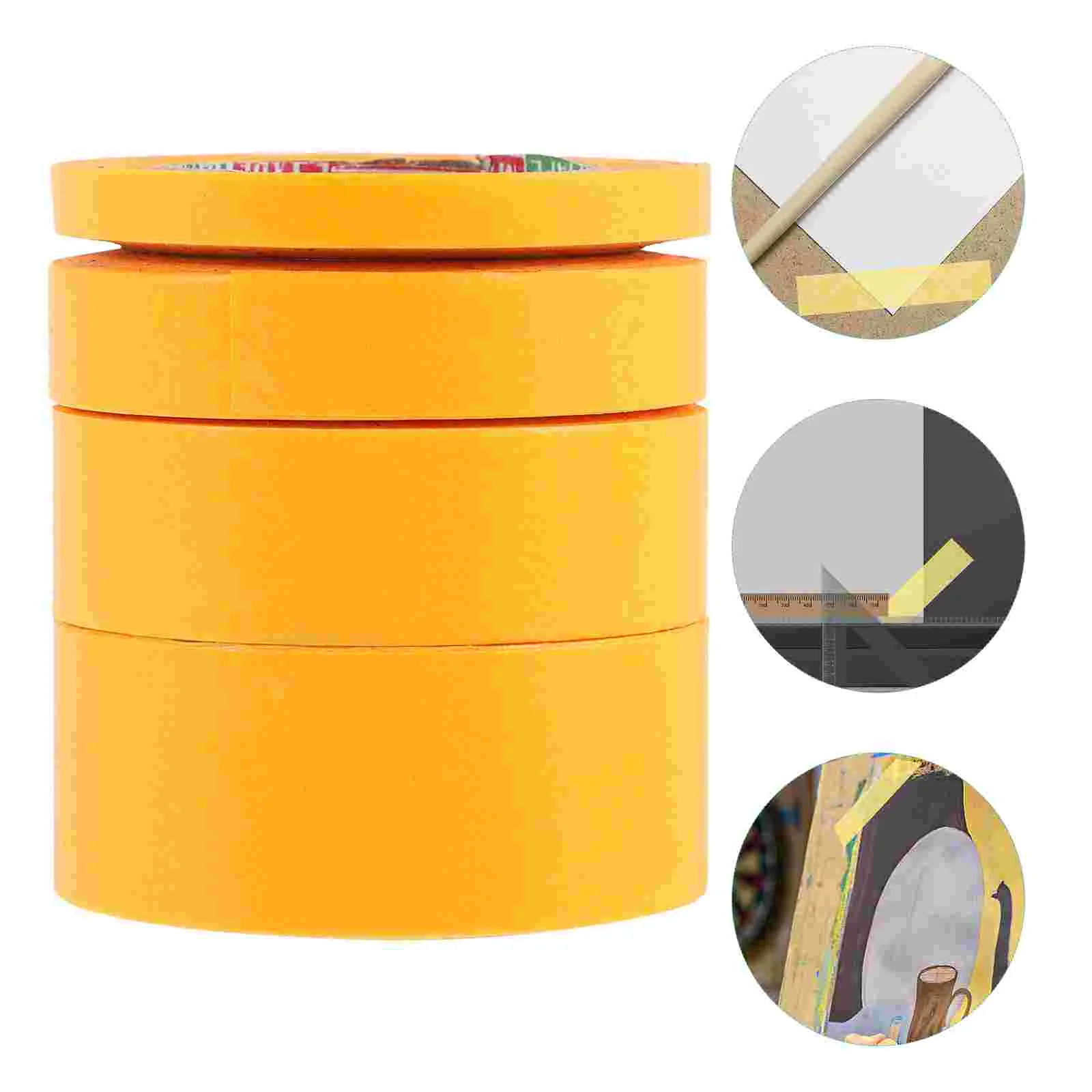 4 Rolls Cover up Sticker Washi Painter Tape Fine Line Drawing Masking Artist Surface Japanese Paper