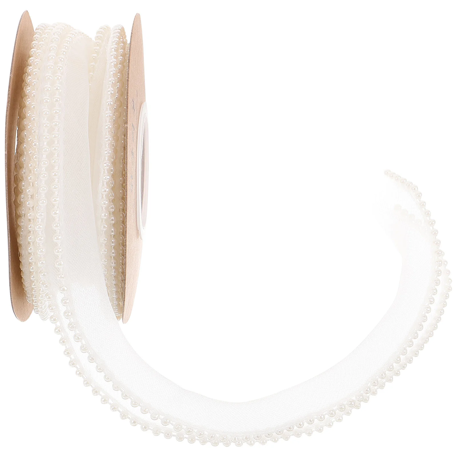 

Pearl Mermaid Daily Use Craft Ribbon Cuttable Present DIY Accessories Hair Gift Accessory Polyester Multi-function Bride