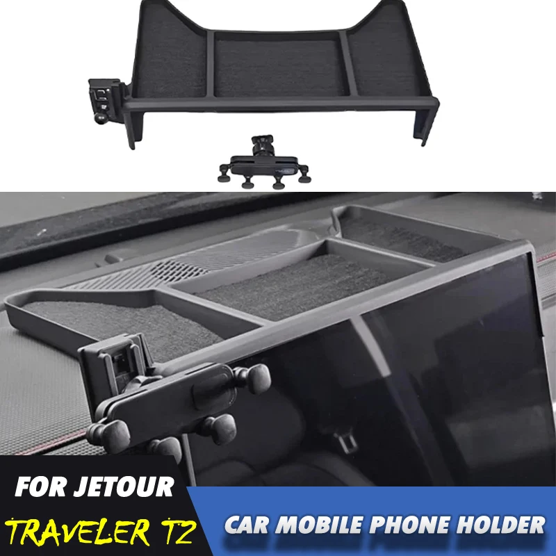 

Automotive Storage Box Fit for JETOUR Traveler T2 2023-2024 Car Modified Mobile Phone Holder Cars Upholstery Accessoire Voiture