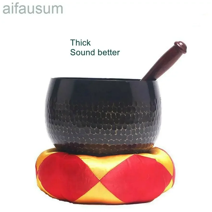 Black Copper Chime Tibetan singing bowl Buddha sound bowl Yoga meditation singing bowls 40cm,36cm,30cm,24cm,21cm,18cm,15cm,12cm