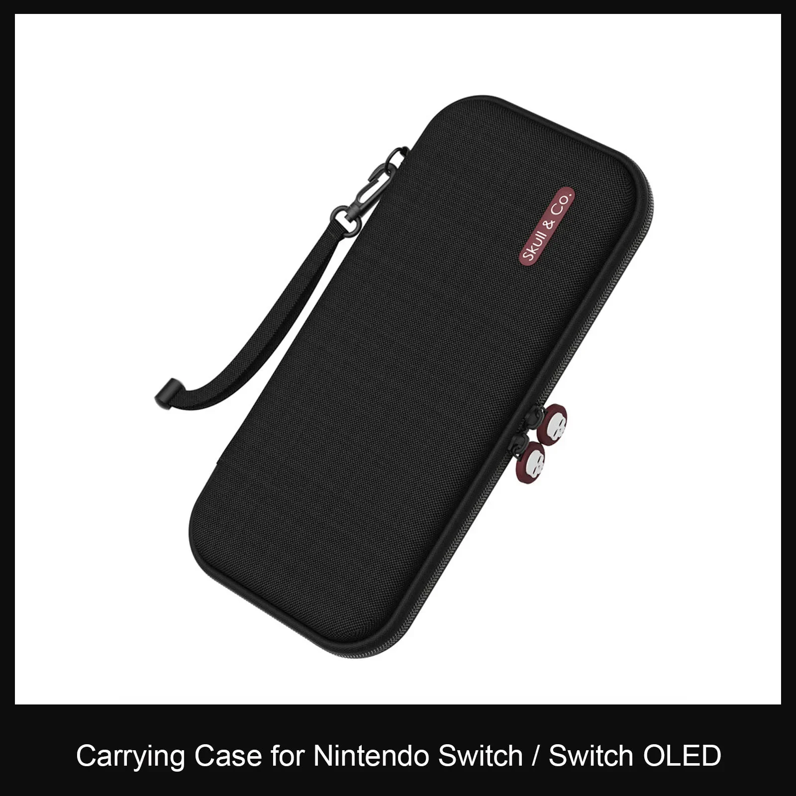 Skull & Co. EDC Case Portable Hard Shell Storage Bag Slim Carrying Pouch for Nintendo Switch & NS OLED Game Console