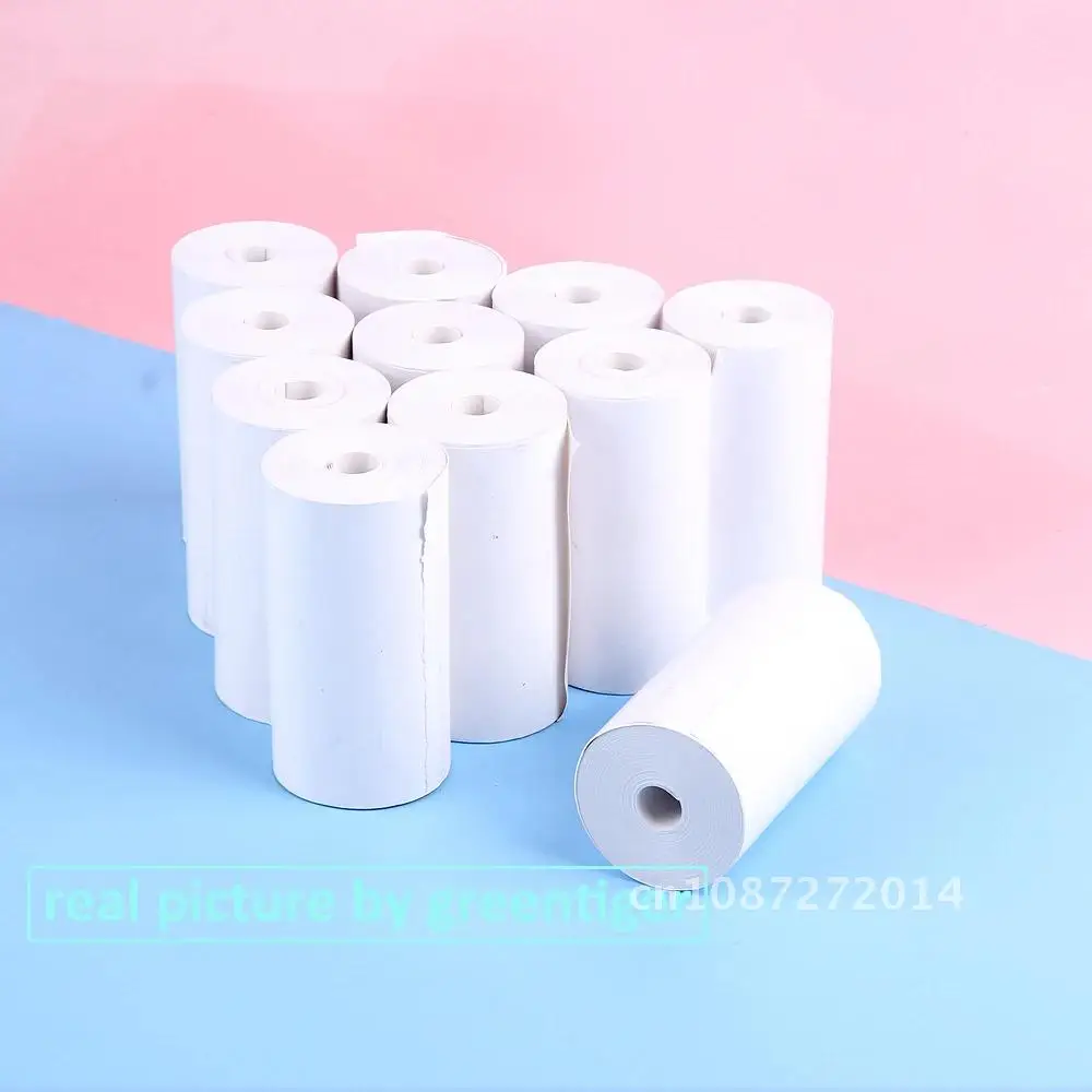 

9 Self-adhesive Pocket White Colorful Printer Paper Roll 57*25mm Direct Thermal Paper With Printable Sticker Paper