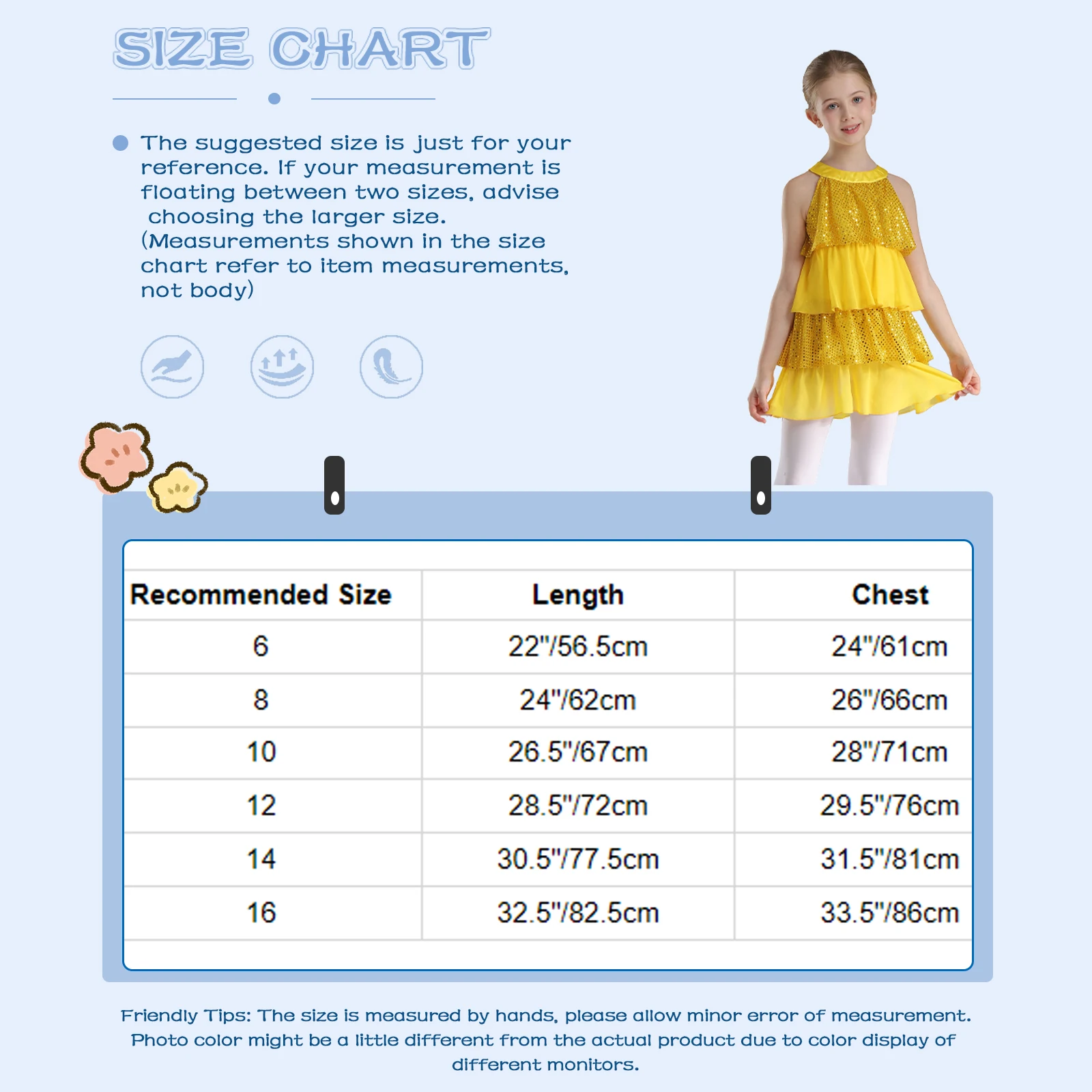 Kids Girls Sequins Modern Jazz Latin Dance Dress Halter Neck Tiered Ruffled Shorty Dress Ballroom Salsa Samba Rumba Dance Wear