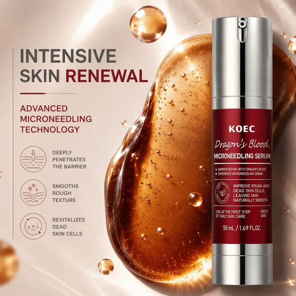 Dragon's Blood Micro-Needle Serum 50ml Barrier Repair Exfoliating Smoothing Daily Facial Care