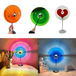 USB Table Lamp Romantic Projector Lamp With On/off Switch For Photography Party Home Living Room Bedroom Decoration