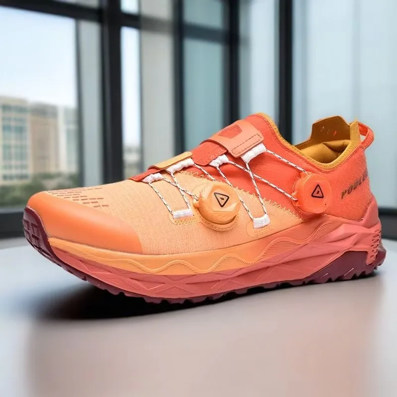 Designer Brand Trail Running Shoes Mesh Breathable Running Shoes Wide Walking Jogging Shoes Quick Lacing Gym Shoe For Men Women