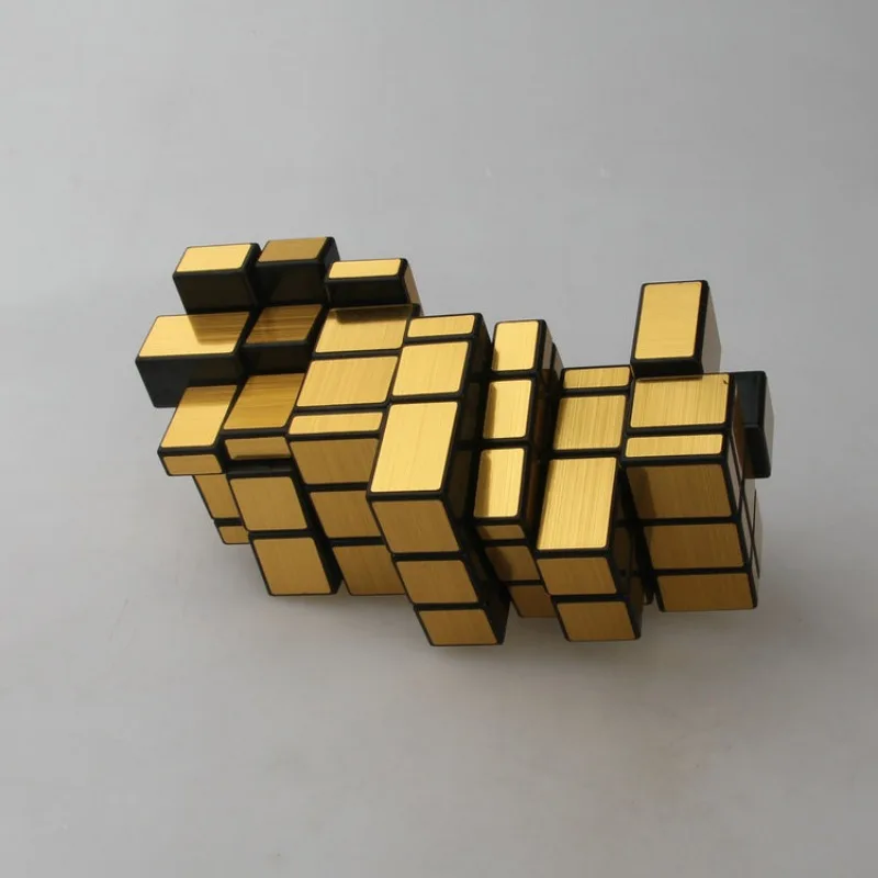 Cube twist 3x3x3 conjoint chaotischen magischen Würfel seltsam geformte Spiegel würfel lernen pädagogische klassische Puzzlespiel zeug cubo mágico