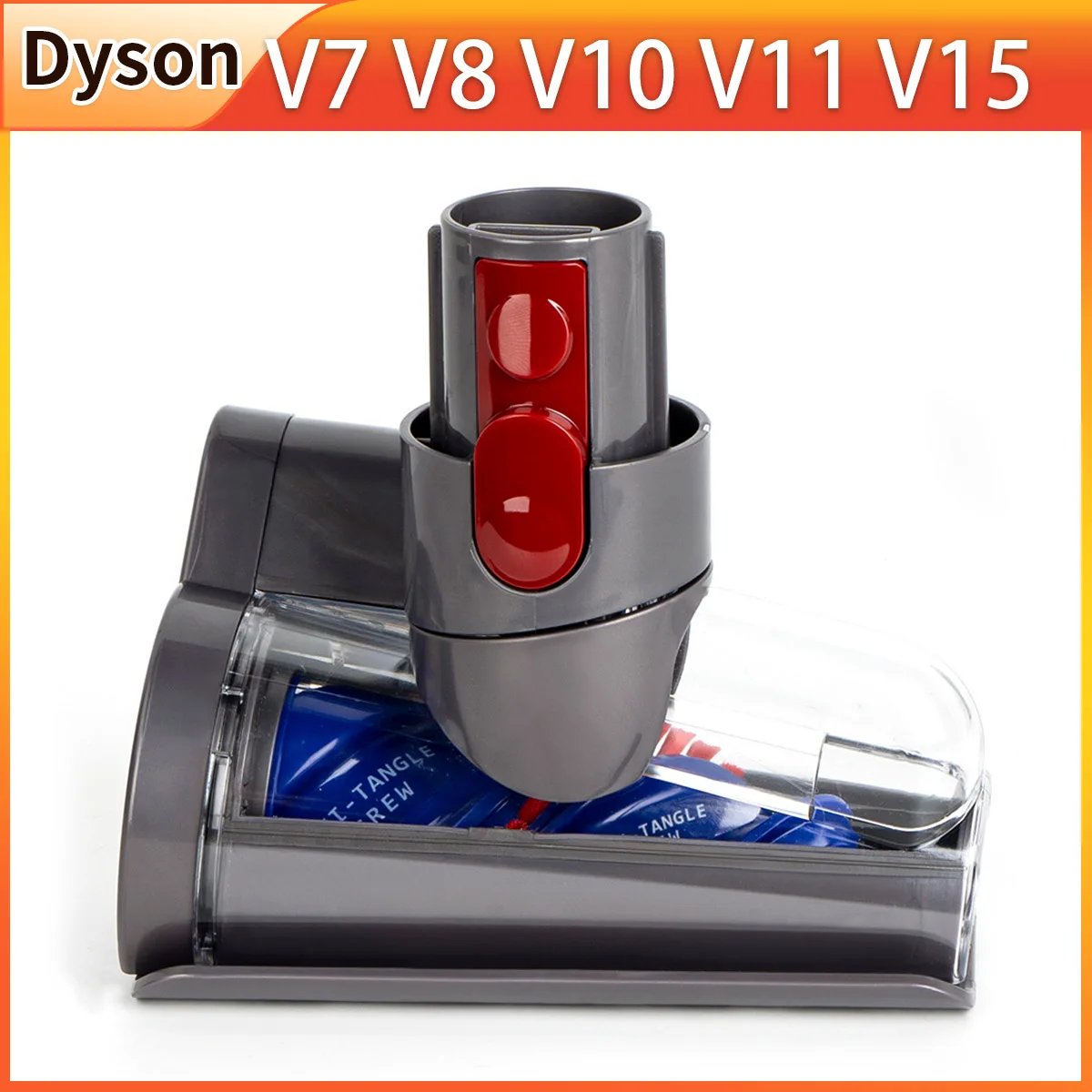 Upgraded Anti Tangling Mini Electric Brush Head, Suitable for Dyson V7 V8 V10 V11 V15 Vacuum Cleaner, Suitable for Sofa Seats