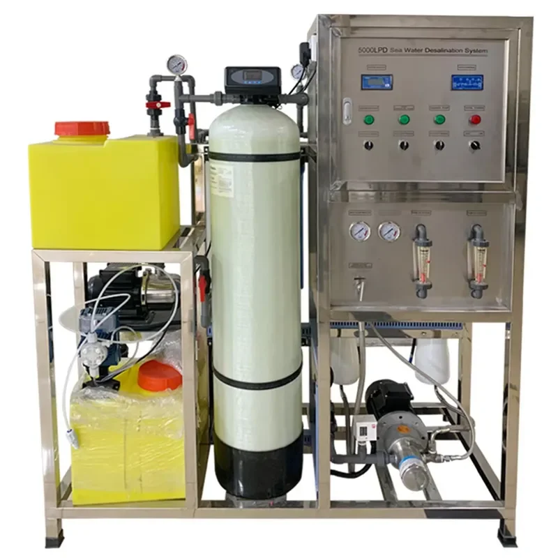 Seawater Desalination RO Plant Salty Remove Purifying Machine Plant Mobile Solar Seawater Desalination System
