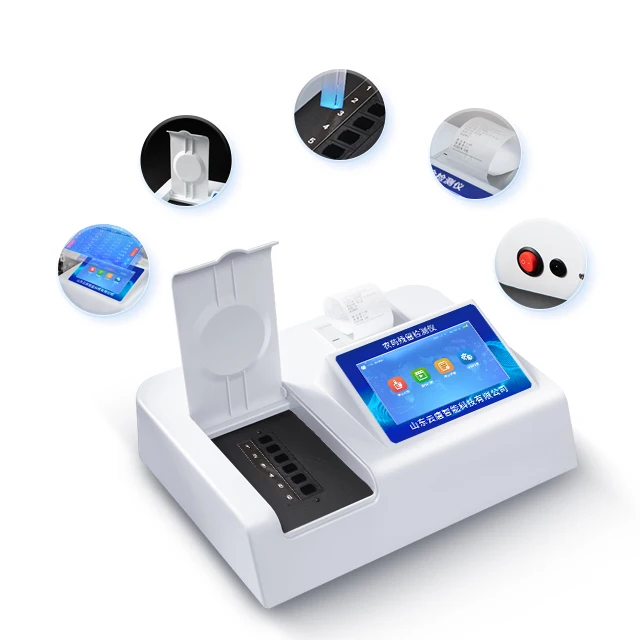 Portable Multifunctional Fast Detector for Pesticide Residues in Food Safety Fruits and Vegetables