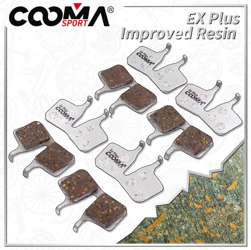 4 pares de pastillas de freno de bicicleta Ex Plus para pinzas Magura MT5 MT7 de 4 pistones, resina mejorada