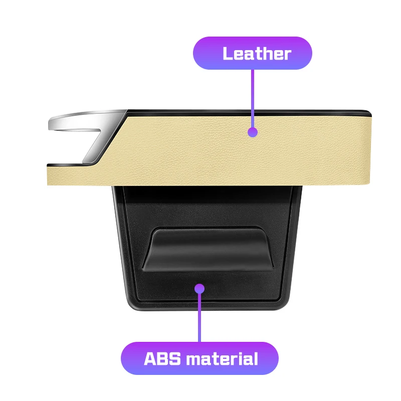 Boîte de rangement ABS pour espace de siège de voiture, support de verre, accessoires pour Jaguar e-pace XJS f-pace i-pace XK s-type XJL XE f-type XF XJ